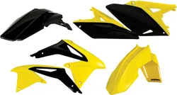 Acerbis Plastic Fender Body Kit Black Yellow