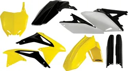 Acerbis Complete Plastic Fender Body Kit OE Black/Yellow/White