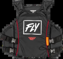 Fly Racing Black and Red Pullover Nylon Life Jacket Floatation Vest Adult Large