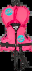 Fly Racing Neon Pink and Teal Nylon Infant Life Jacket Flotation Vest