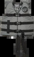 Fly Racing Grey Black Nylon Child Life Jacket Floatation Vest