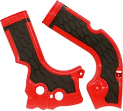 ACERBIS X Grip Frame Guards Red Black