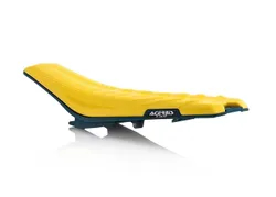 Acerbis Single Piece X-Seat Yellow Blue