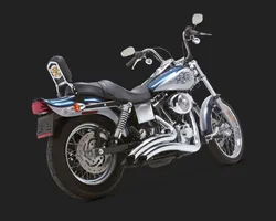 Vance Hines Big Radius 2 Into 2 Exhaust System Chrome