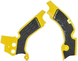 ACERBIS X Grip Frame Guards Yellow Black