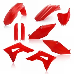 Acerbis Complete Plastic Fender Body Kit Red