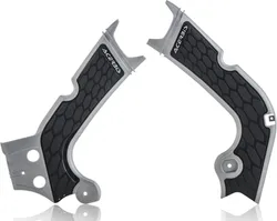 ACERBIS X Grip Frame Guards Silver Black