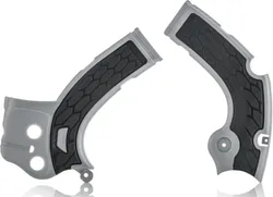 ACERBIS X Grip Frame Guards Silver Black