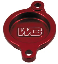 Works Blue Aluminum Oil Filter Cover