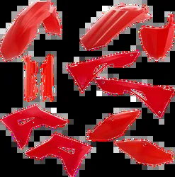 Acerbis Complete Plastic Fender Body Kit Red