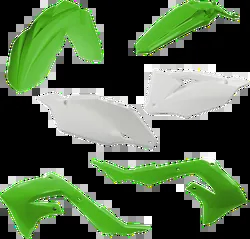Acerbis Plastic Fender Body Kit Green White
