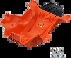 Acerbis Polypropylene Chassis Belly Skid Plate Orange Black