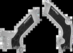 ACERBIS X Grip Frame Guards Silver Black