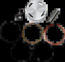 JE Piston Kit Rings Pins Round 1mm OB 101mm Bore 9:1