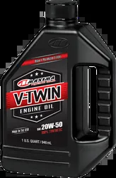Maxima V Twin Synthetic 20W50 4T Engine Motor Oil 1 Quart Liter