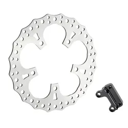 Arlen Ness Big Jagged Floating Front Left Brake Rotor Kit 13in.