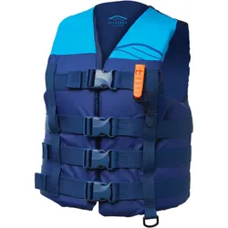 Men's Hydro Blue Nylon Vest XS Life Jacket Type 3 PFD Lightweight