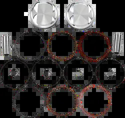 JE Piston Kit Rings Pins FSR STD 81mm Bore 12:1