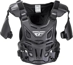 Fly Racing Adult Black Revel Offroad Roost Chest Guard Protector