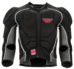 Fly Racing Black Grey Long Sleeve Barricade Armor Suit Adult Small