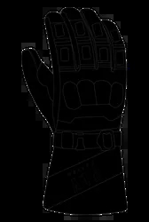 Fly Racing Black Insulated Gauntlet Style Glacier Gloves Mens Medium