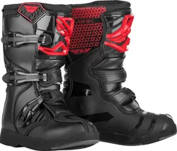 Fly Racing Black Red Maverick Riding Boot Youth Size 6