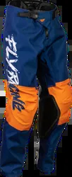 Fly Racing Navy Orange White Kinetic Khaos Riding Pant Youth Size 26