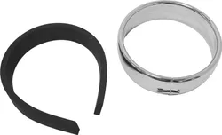 Harddrive 5 3/4 Clamp Style Frenched Headlight Trim Ring