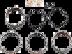 Moose Fork Bushing Kit w Washers & Snap Seals 47mm Husqvarna KTM