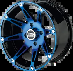 MU 387X Blue Rear Wheel Assembly 14x8 4/110 4+4