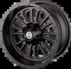 MU 399X Black Front Wheel Assembly 12x7 4/110 4+3