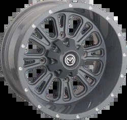 MU 399X Gray Front Wheel Assembly 12x7 4/156 4+3