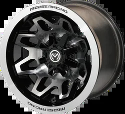 MU 416X Machined Front Wheel Assembly 12x7 4/136 4+3