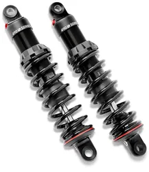 Progressive 444 Series Rear Shock Damper 12in Chrome Pair