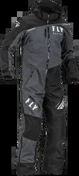 Fly Racing Black Grey Weatherproof Cobalt Shell Riding Monosuit Adult XLarge