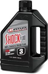 Maxima Racing Light Shock Suspension Oil Fluid 1 Quart Liter 3W