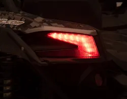 Moose LED Tail Lights Black Lens Left Right Pair