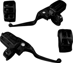 Harddrive Black Handlebar Control Kit w Hydraulic Clutch