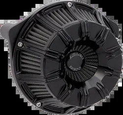 Arlen Ness Inverted Air Cleaner Filter Kit 10 Gauge Black