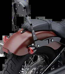 Cobra 11in Steel Black Square Mini Backrest Kit