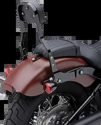 Cobra 14in Black Steel Square Detachable Backrest Kit