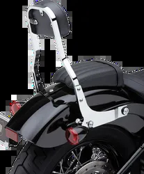 Cobra 14in Chrome Steel Square Detachable Backrest Kit