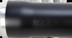 Cobra Black 3in Straight Cut Slip On Muffler w Race Pro Tip