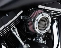 Cobra Chrome Ring Black Frame RPT Air Cleaner Filter Kit