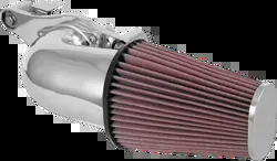 KN Aircharger Air Intake Filter Breather System Chrome