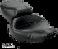 Mustang Black  2 Up Wide Touring 1pc Seat