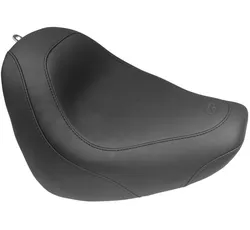 Mustang Black Wide Tripper Front Solo Driver Seat