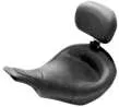 Mustang Black Standard Touring Solo Seat w Backrest