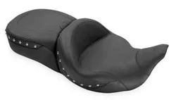 Mustang Black Studded 2 Up Super Touring 1pc Seat