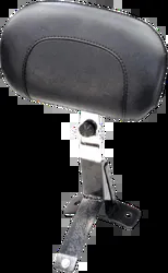 Mustang Black Pearl Studded Driver Backrest Sissy Bar Pad Kit